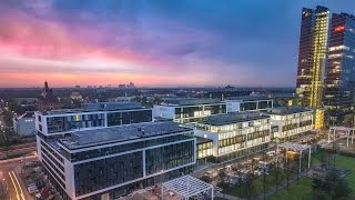 Microsoft Headquarters Germany  Construction Documentary timelapse [upl. by Yelekreb49]