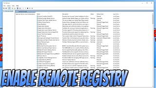 How To Enable Remote Registry In Windows 10 Easy Tutorial [upl. by Aubyn975]