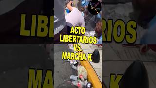 ACTO LIBERTARIO VS MARCHA KUKA argentina casta cristina milei [upl. by Obadiah]