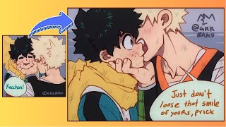 bakudeku  Deku Break the Ice with Kacchan english comic Dub [upl. by Llerat]