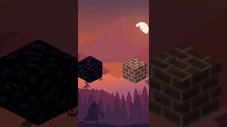 Obsidian VS Minecraft All Blocks Crazy minecraft battle shorts viral minecraft [upl. by Nil464]