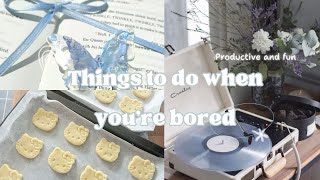 20 FUN THINGS TO DO WHEN YOU’RE BORED [upl. by Annav]