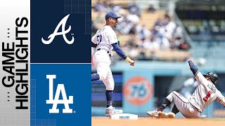 Braves vs Dodgers Game Highlights 9323  MLB Highlights [upl. by Rebmit]