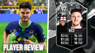 97 Showdown Declan Rice is a BEAST 🔥  FIFA 23 Ultimate Team Player Review [upl. by Hsevahb]