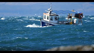 An all electric Lobster fishing boat Watch It Work Lorna Jane [upl. by Hinkel]