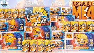 DESPICABLE ME 4 toy collection unboxing ASMR no talking  Popmart DM4 figures  Yolo Park DM4 toys [upl. by Rosanna]