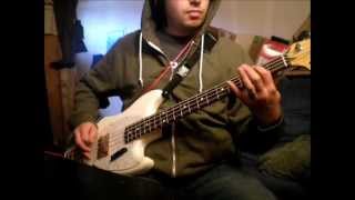 Killswitch Engage  Just Barely Breathing Bass Cover [upl. by Jeaz]