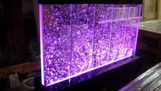 FloorStanding Bubble Wall Vertical Baffle style colorchanging LEDs [upl. by Ellenehs]