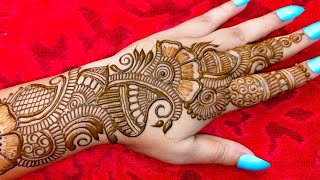 mehndi designs  mendini design  cone designs  mehandi design  mehdi ka dizain  madhi ke design [upl. by Lange810]