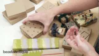 Techniques and Ideas for Decorating Kraft Boxes [upl. by Moe]