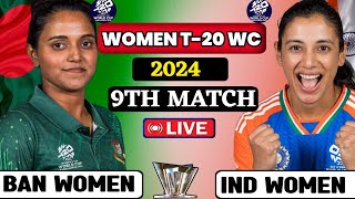 india women vs Bangladesh women a today 1st T20 match livs  indw vs banwa live match 2024 [upl. by Ajtak]