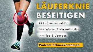 Läuferknie Runners Knee  Ursache amp Lösung  Top 3 Übungen  Ärzte ratlos ft Schneckentempo [upl. by Geiger]