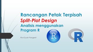 R  Rancangan Petak Terpisah Split Plot Design Part 1 ANOVA [upl. by Nisen468]