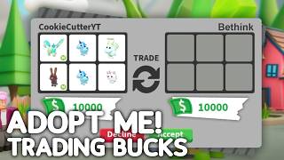 How To TRADE BUCKS In Adopt Me Silk Bag Bucks [upl. by Leeanne]