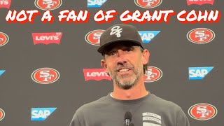 49ers HC Kyle Shanahan Scoffs at Grant Cohns Question re Brock Purdy [upl. by Atnod]