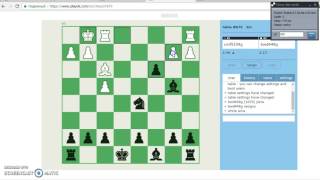 Chess bot at playokcom kurnik using new quotPlay by Keyquot feature read description [upl. by Ecyar]