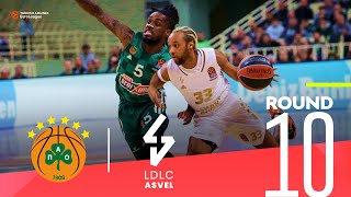 Panathinaikos rouuts ASVEL at home  Round 10 Highlights  Turkish Airlines EuroLeague [upl. by Xella898]