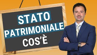 Cosè lo Stato Patrimoniale scopriamolo insieme [upl. by Dyolf]