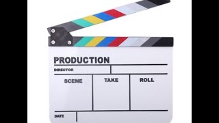 Movie Clapboard Ardoise Clap ColoréQuick Unboxing [upl. by Kcire]