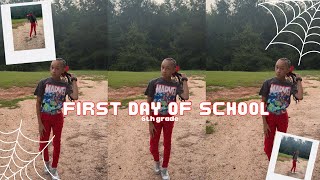 GRWM FIRST DAY OF SCHOOL  skincare  grwm  try on haul  6th grade [upl. by Eleon131]