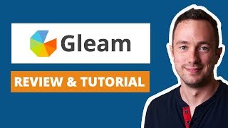 Gleamio Review amp Tutorial How to Setup a Giveaway The Easy Way [upl. by Yelsew]