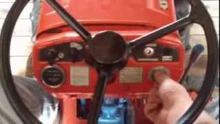 Kubota B4200 COLD START 2 cyl diesel [upl. by Tucky]