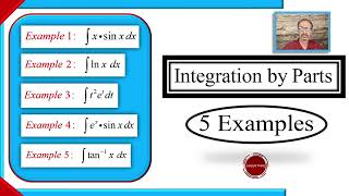 61 Integration by Parts 5 Examples [upl. by Ott938]