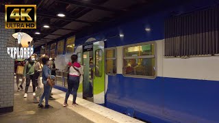 Paris Subway station and RER station Gare Châtelet–Les Halles 2022【4K】 [upl. by Alberto201]