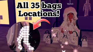 All The 35 BAGS Locations  New year 2021 Royale High [upl. by Flin]