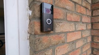 Ring video doorbell DIY full installation and set up Hardwire Installation on brick wall [upl. by Graces164]