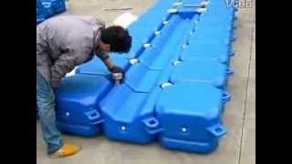 how to build the jet ski pontoon dock [upl. by Lareine]