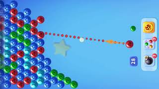 Bubble Shooter Gameplay  Bubble Shooter game level 36 [upl. by Adamson]