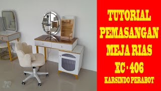 KARSINDO PERABOT  TUTORIAL PEMASANGAN MR XC 406 LED [upl. by Farlee927]