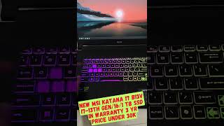 MSI Katana i713th Gen 16 GB  1 TB SSD  144 hz refurbishedlaptop intelgraphics intel hp MSI [upl. by Nnyl]