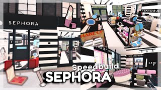 BLOXBURG  SEPHORA 💄  PT2  Roblox Bloxburg Speedbuild [upl. by Lillis315]