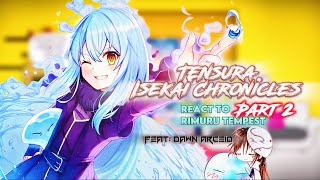 Tensura Isekai Chronicles Dawn react to Rimuru Part 2 Gacha reaction ship Rimuru x Sumire [upl. by Eirovi]