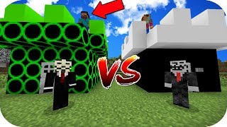 CASTILLO DE HACKER VS CASTILLO TROLL MINECRAFT TROLL  ROLEPLAY [upl. by Lavona]