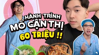 HÀNH TRÌNH MỔ CẬN của Ninh Titô  Mổ xong vẫn đeo kính  Food Tour Long Biên [upl. by Noeht]