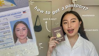 HOW TO GET A PASSPORT 2022  requirements process step by step 🇵🇭 [upl. by Annotahs]