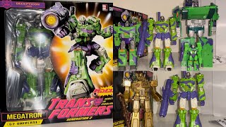 Transformers threezero MDLX G2 universe megatron review Generation 2 action figure collection [upl. by Jamaal392]