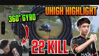 PUBG Mobile Malaysia uHigh highlight 360° Gyro 22 Kill [upl. by Nnagrom]