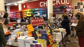 We love STRAND Bookstore NYC  Booklovers Paradise  Broadway Store Floor Tour New York March 2022 [upl. by Adnat]