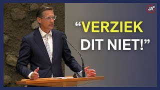 De boodschap van Eerdmans aan het kabinet Verziek dit niet  APB 2024 [upl. by Choo]