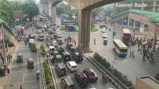 Incredible traffic jam in Dhaka Bangladesh। Kawran Bazar [upl. by Dolf]