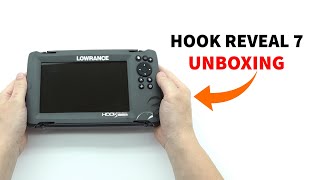 Lowrance HOOK REVEAL 7  50200 HDI Unboxing 4K 00015516001 [upl. by Dnomaj]