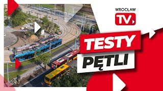 Tramwaje dojechały do nowej pętli przy Rogowskiej  Wrocław TV [upl. by Larine]