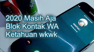 Cara Blok Kontak Wa Whatsapp tanpa Tampil Di Daftar No Yang Di Blok atau Tanpa Diketahui Di Blok [upl. by Eninaej]