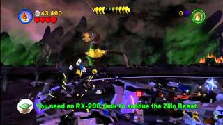 Lego Star Wars III The Clone Wars How To Defeat The Zillo Beast Commentary 360PS3Wii [upl. by Yrrol]