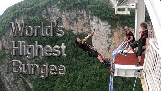 Do you dare to go on the worlds highest bungee jump [upl. by Neit]