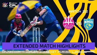 Extended Highlights  St Lucia Kings vs Barbados Royals  CPL 2024 [upl. by Proctor]